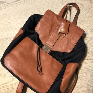 Tory Burch Penn Nylon & Leather Backpack